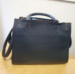 Coach Rogue 25 Black With Gunmetal Hardware GUC